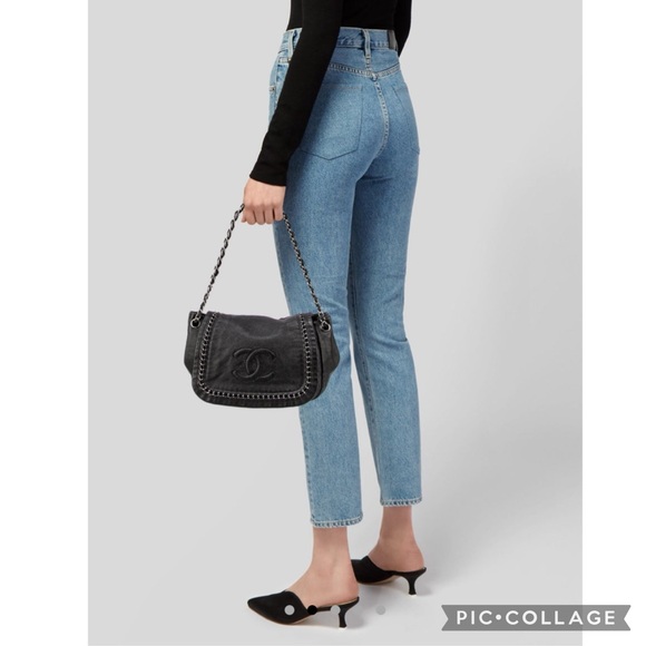 Chanel Chain Calfskin Luxe Ligne Accordion Flap Bag - Picture 15 of 16